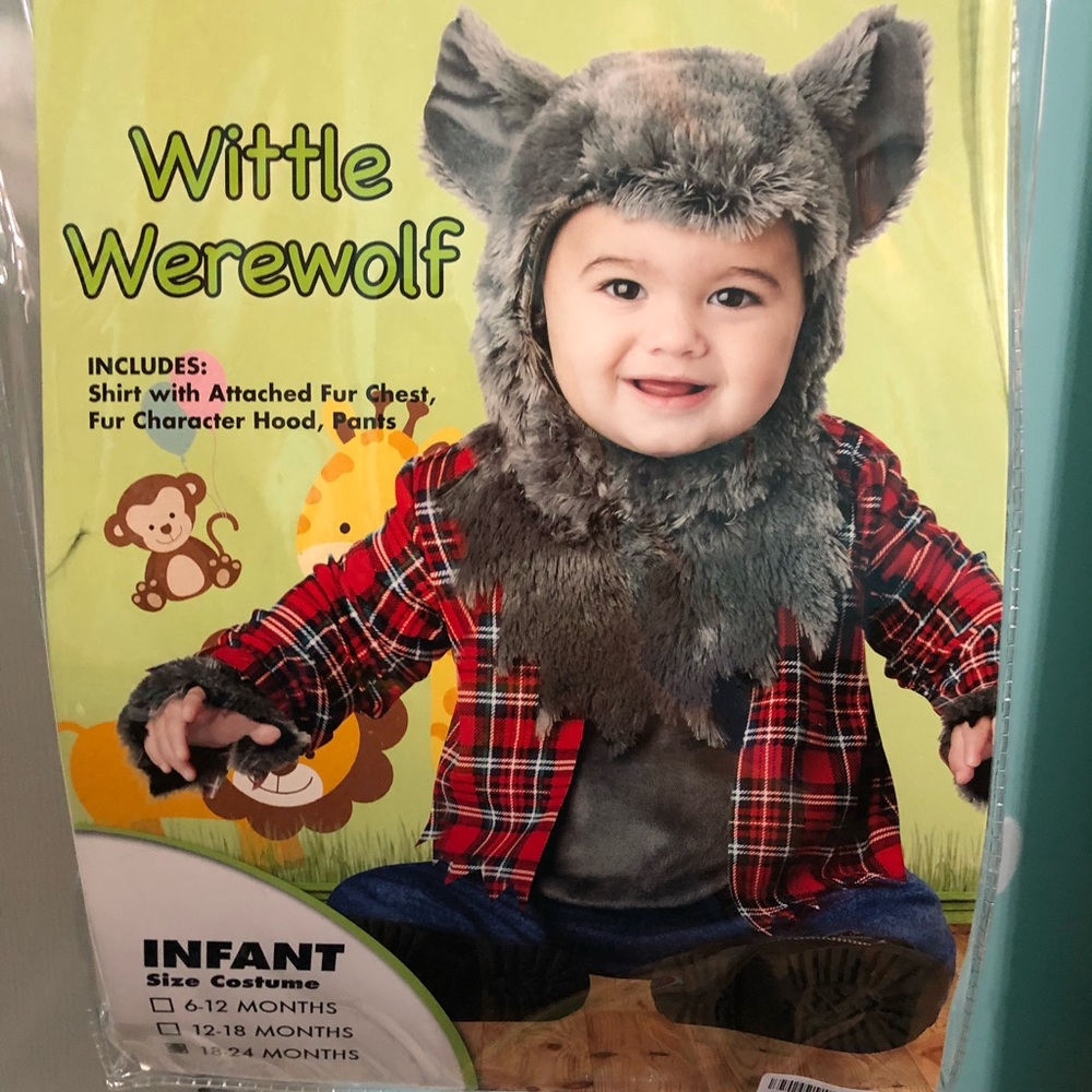 Wittle Werewolf infant/toddler Halloween costume